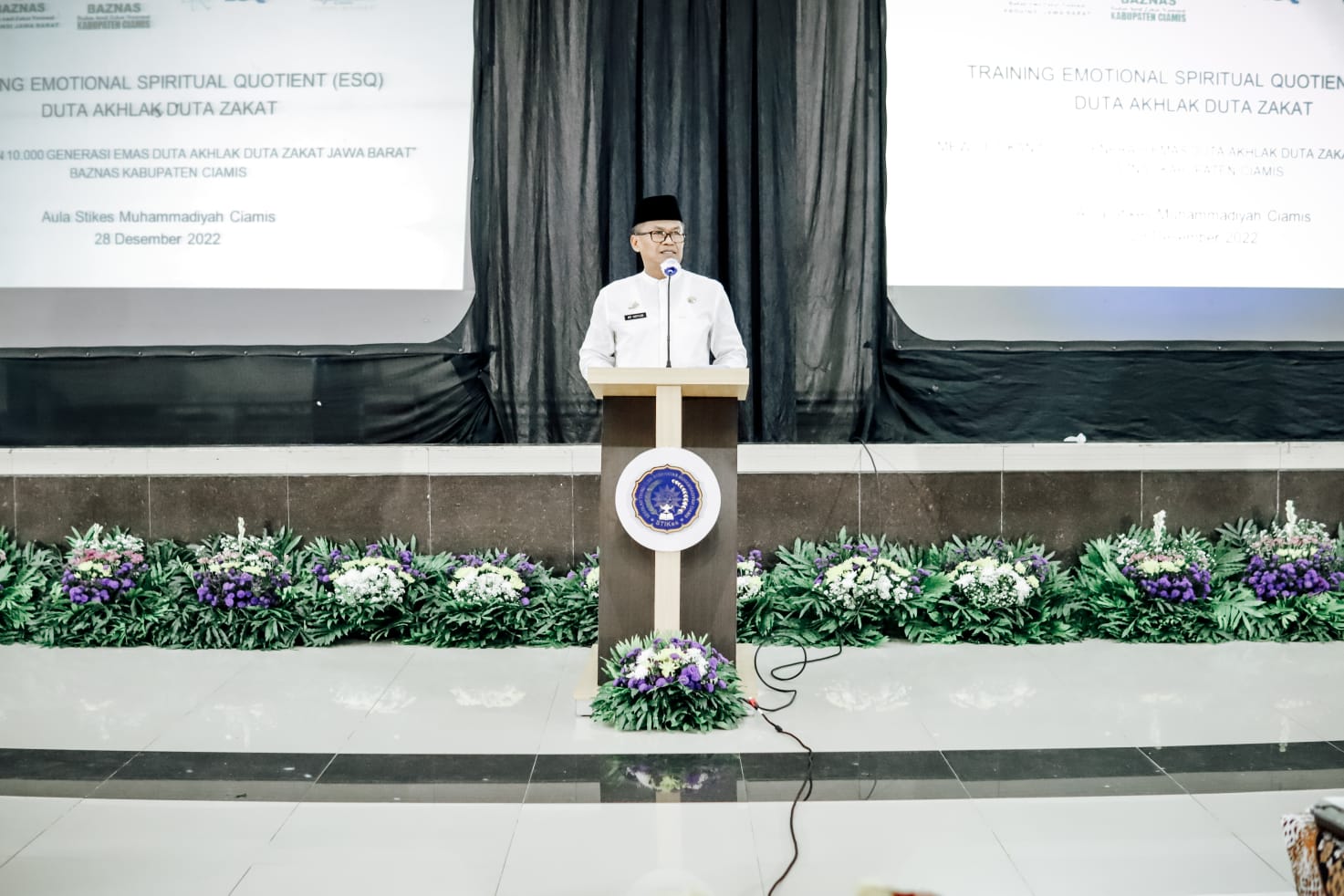 Buka Kegiatan Training ESQ Duta Akhlak Duta Zakat Kab. Ciamis, Asiten Perekonomian dan Pembangunan Rakyat Setda Ciamis: Zakat Adalah Investasi Amal Saleh