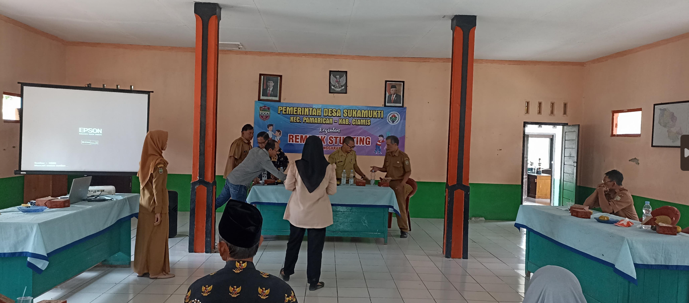 KEGIATAN STUNTING SUKAMUKTI KECAMATAN PAMARICAN